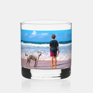 Upload Your Pet Photo Personalised Whiskey Glass