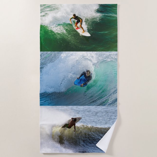 Upload your photo beach towel (Front)