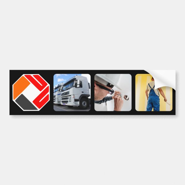 Upload your photo bumper sticker (Front)