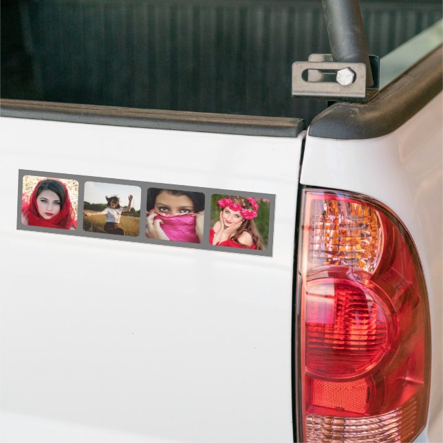 Upload your photo bumper sticker (On Truck)