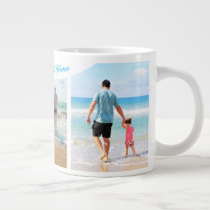 Upload Your Photo Collage Coffee Mug Gift Add Text