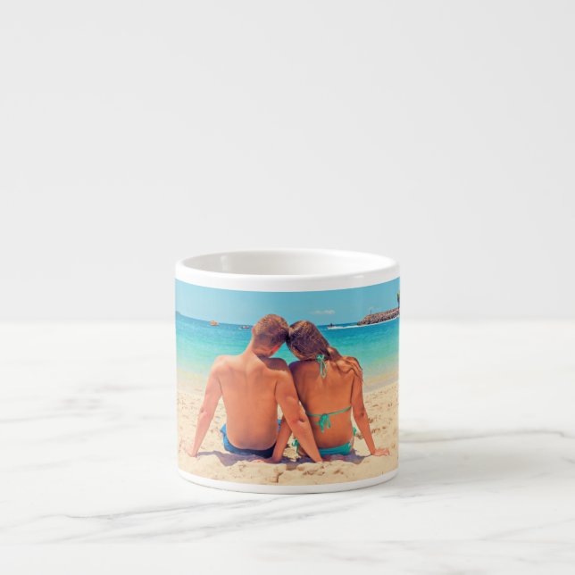 Upload Your Photo Espresso Cup (Front)