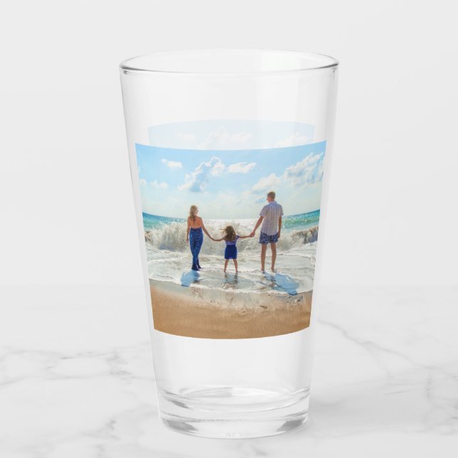 Upload Your Photo Glass (Back)