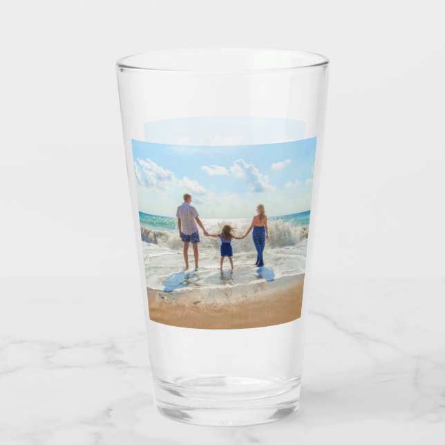 Upload Your Photo Glass Personalised Gift (Back)