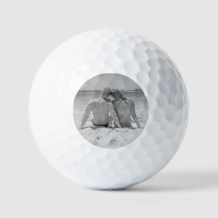 Upload Your Photo Golf Balls Stamp Personalised