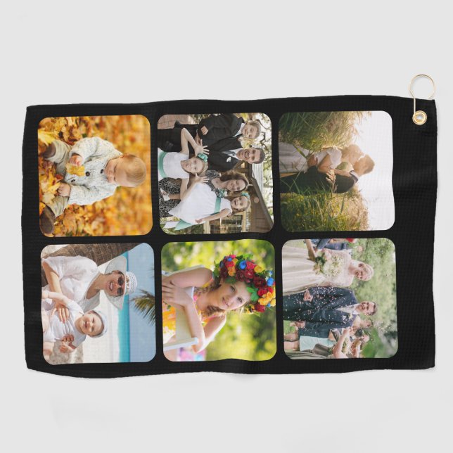 Upload your photo golf towel (Horizontal)