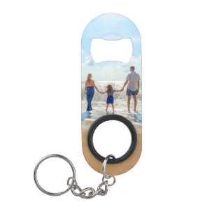 Upload Your Photo Keychain Bottle Opener Gift