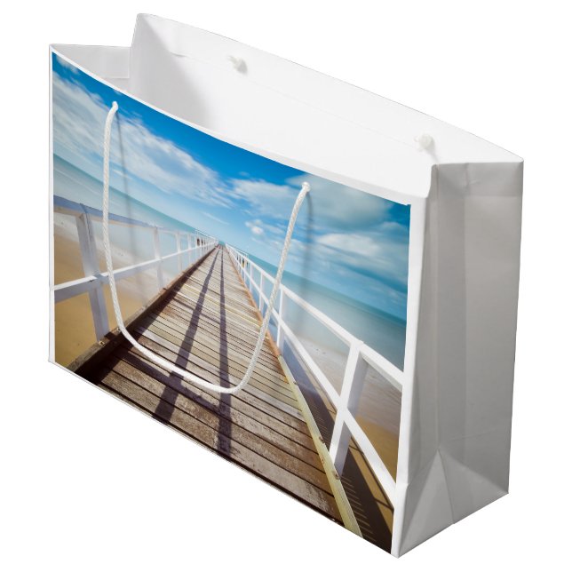 Upload your photo large gift bag (Front Angled)