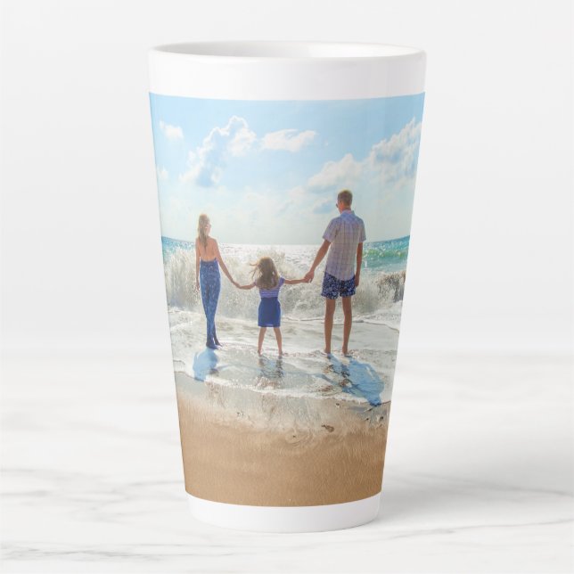 Upload Your Photo Latte Mug (Front)