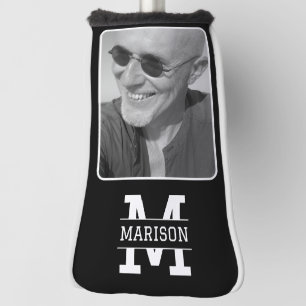 Upload your photo monogrammed golf head cover