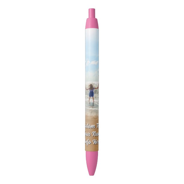 Upload Your Photo Pen Gift Personalised Text (Front Vertical)