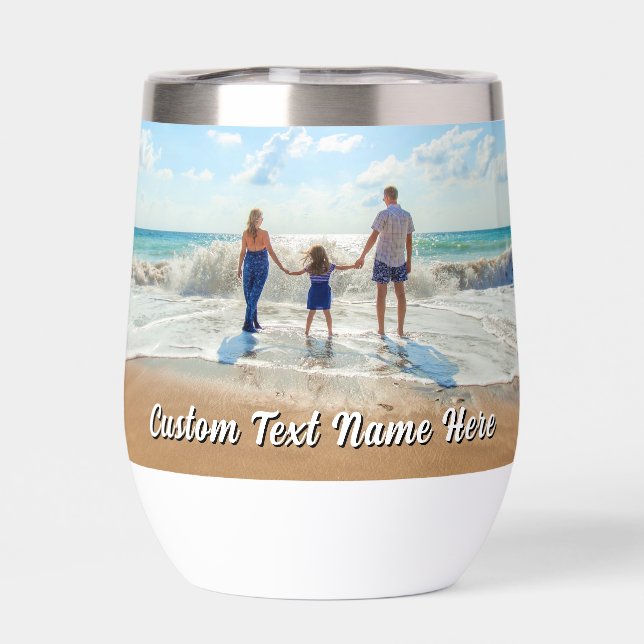 Upload Your Photo Personalised Custom Text Gift (Back)