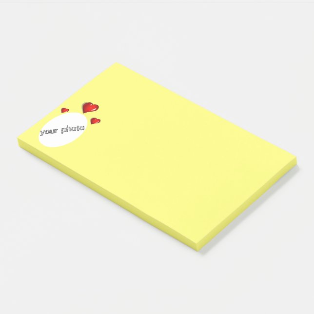 Upload your photo  post-it notes (Angled)