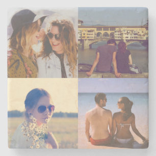 Upload your photo stone coaster