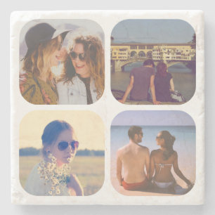 Upload your photo stone coaster