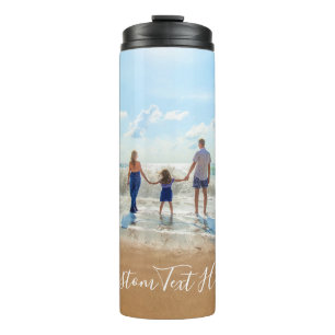 Upload Your Photo Thermal Tumbler Gift Add Text