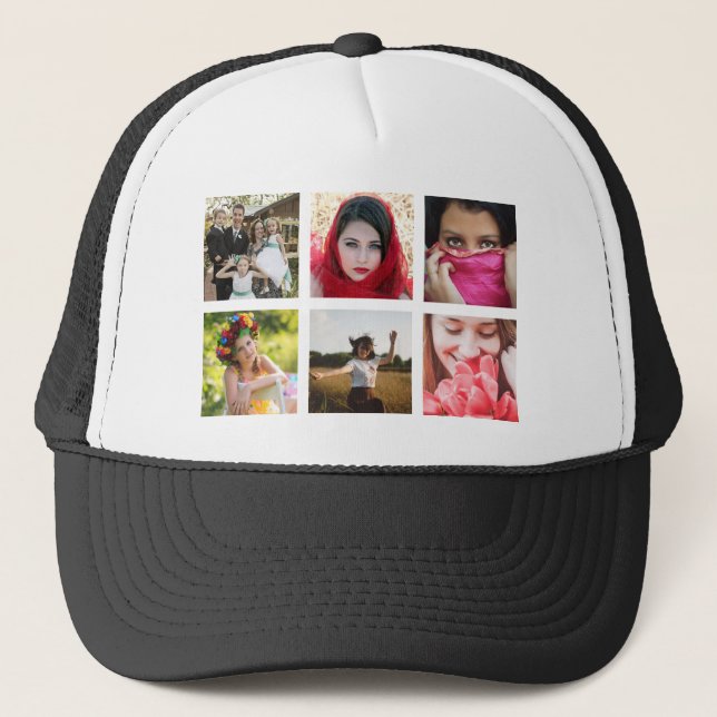 Upload your photo trucker hat (Front)