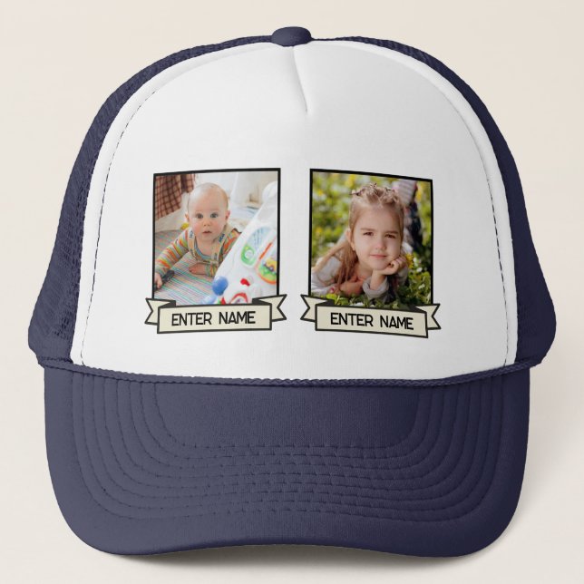 Upload your photo trucker hat (Front)