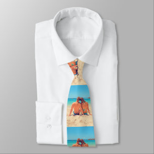 Upload Your Photo Wedding Neck Tie