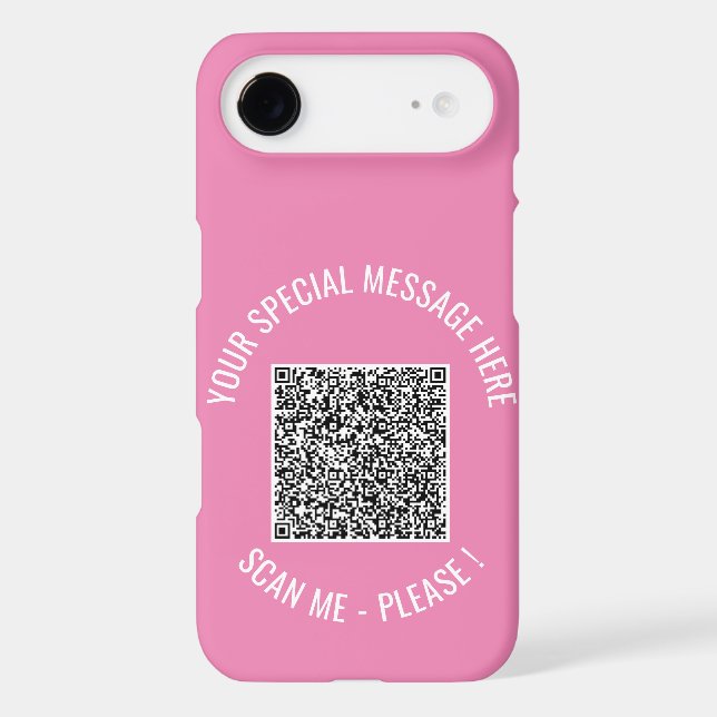 Upload Your QR Code add Custom Text and Colours (Back)
