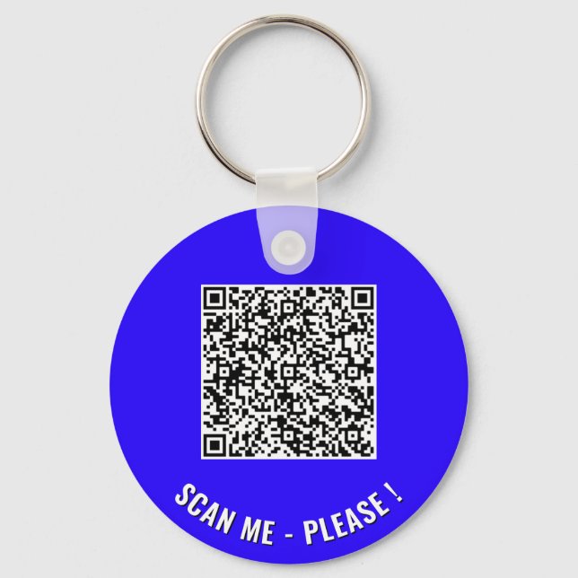 Upload Your QR Code Keychain Example Choose Colour (Front)