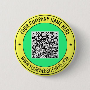 Upload Your QR Code Promotional Button Add Text
