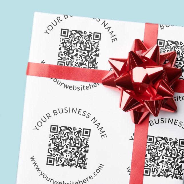 Uploaded QR code Template with Editable Text Wrapping Paper (Creator Uploaded)