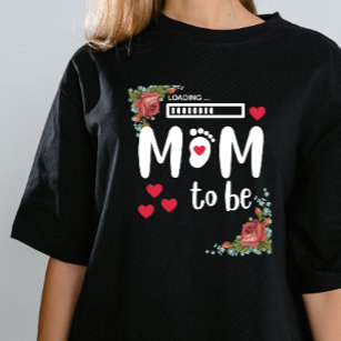 Uploading,mum to be , mother's day  plus size T-Shirt