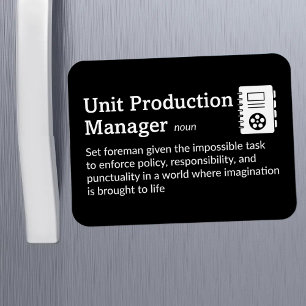 UPM Definition - Film Crew 3" x 4" Flex Magnet