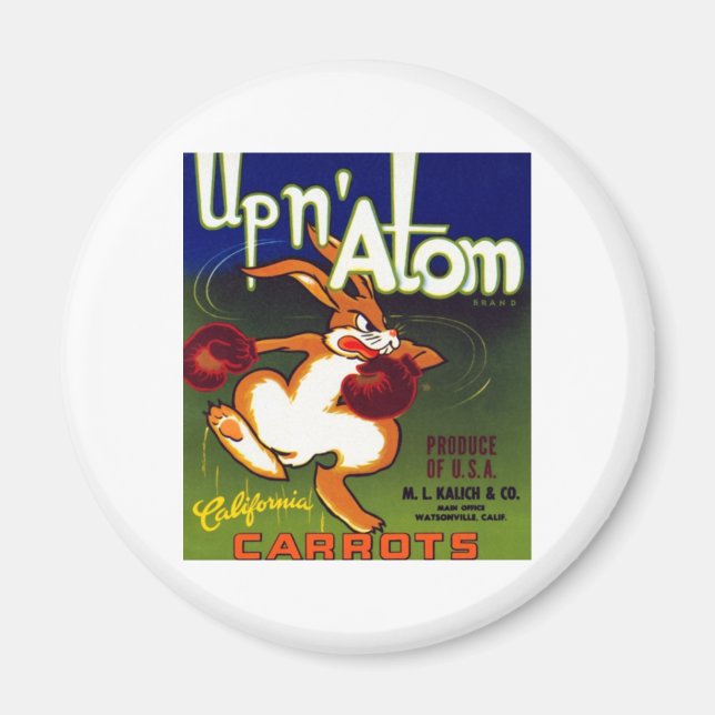 Upn Atom Carrots Magnet (Front)