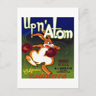 Upn Atom Carrots Postcard