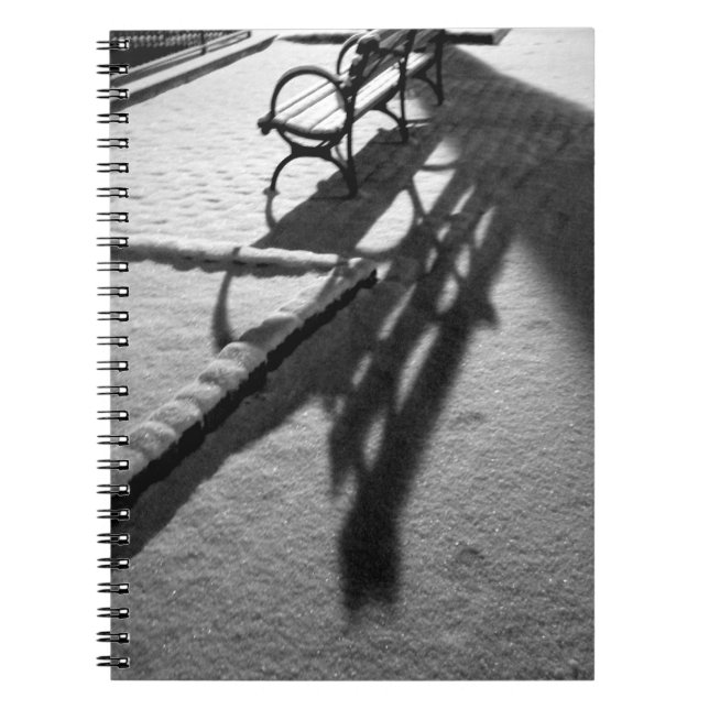 'Upon a Winter's Night' Notebook/Journal Spiral Notebook (Front)