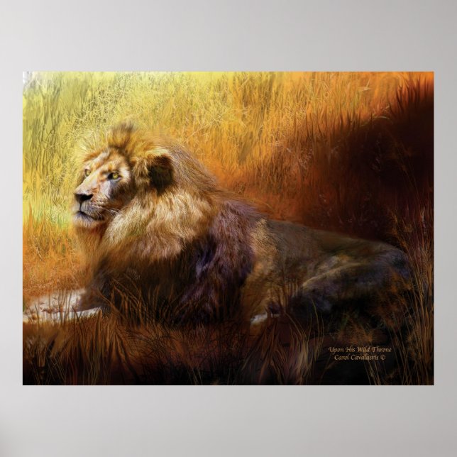 Upon His Wild Throne Art Poster/Print Poster (Front)