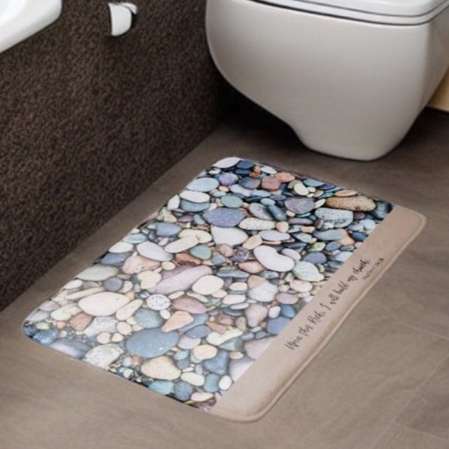 Upon this Rock Bath Mat (Creator Uploaded)