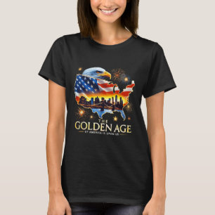 Upon Us Funny Trump Gold Eagle The Golden Age Of A T-Shirt