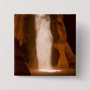 Upper Antelope Canyon, Page, Arizona 15 Cm Square Badge