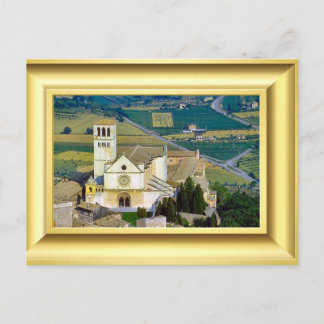 Upper basilica, Assisi, Italy St Francis Postcard