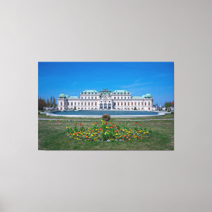 Upper Belvedere palace in Vienna, Austria Canvas Print