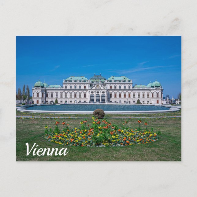 Upper Belvedere palace in Vienna, Austria Postcard (Front)