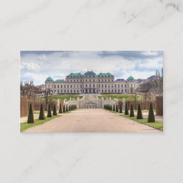 Upper Belvedere Vienna Austria Business Card (Front)