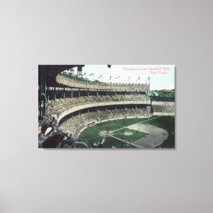 Upper Bleacher View of Nat'l League Baseball Par Canvas Print