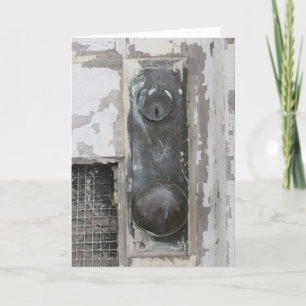 "Upper Bluff Doorknob" Birthday Card