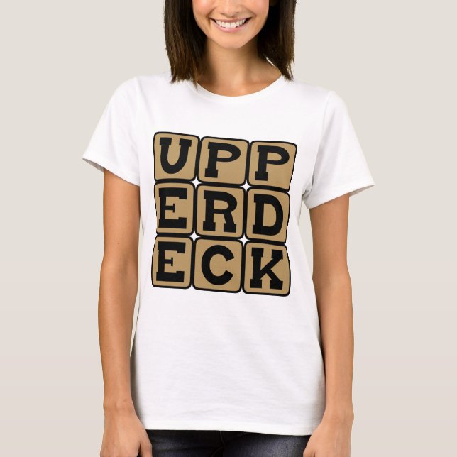 Upper Deck, Seating Chart Option T-Shirt (Front)