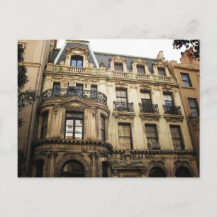 Upper East Side Building, New York City. Postcard