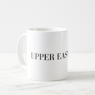 Upper East Side Mug NYC Manhattan Typography