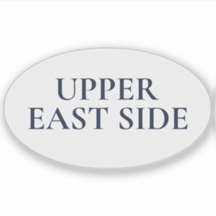 Upper East Side NYC Oval Preppy Classic