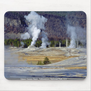 Upper Geyser Basin, Yellowstone National Park, U.S Mouse Pad