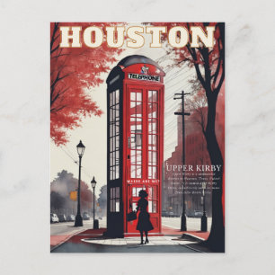 Upper Kirby, Houston, Texas Postcard