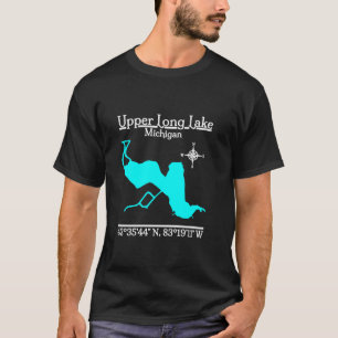 Upper Long Lake Michigan Long Sleeve T Shirt