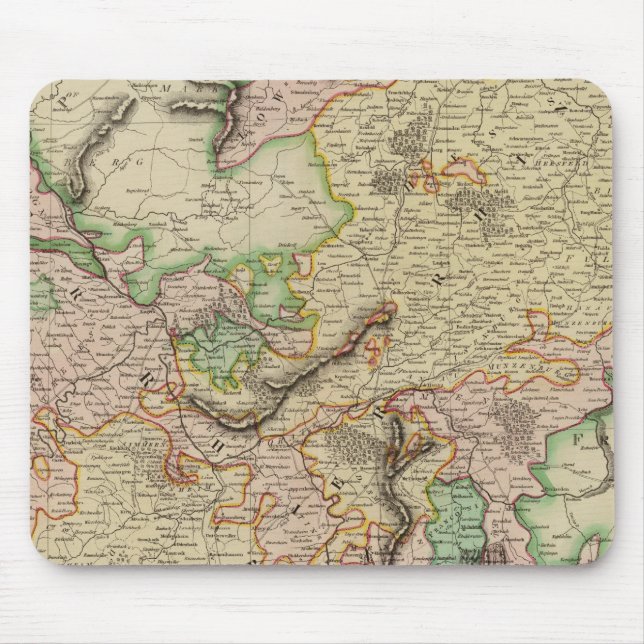 Upper, Lower Rhine Mouse Pad (Front)